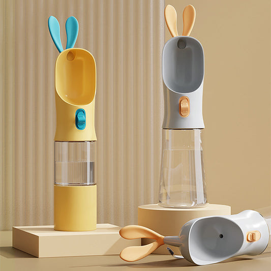 Pet Travel Water Bottle - Portable for Cats & Dogs