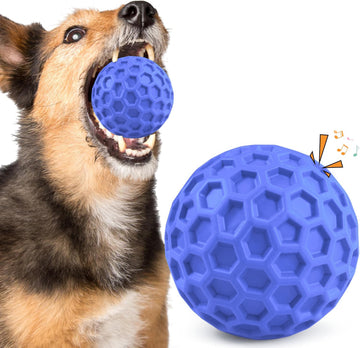 Squeaky Dog Toys - Indestructible Chew Balls