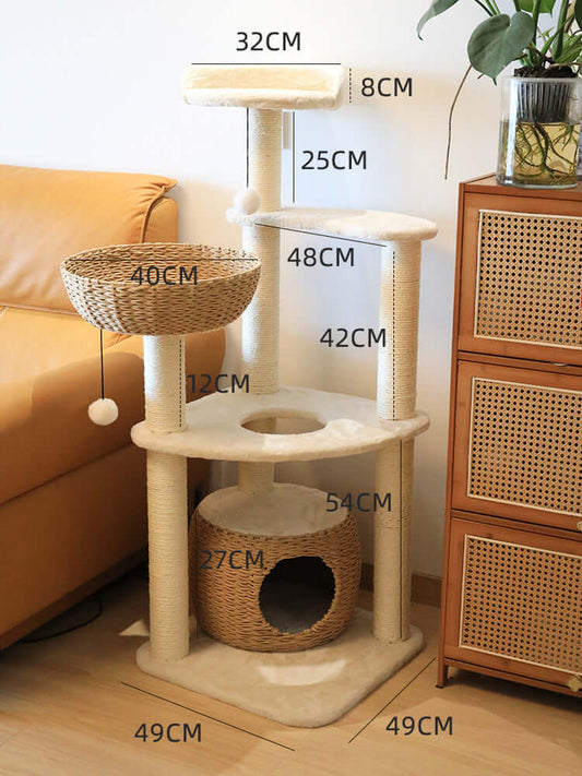 Cat Climbing Tree - Cloud Nest & Perch