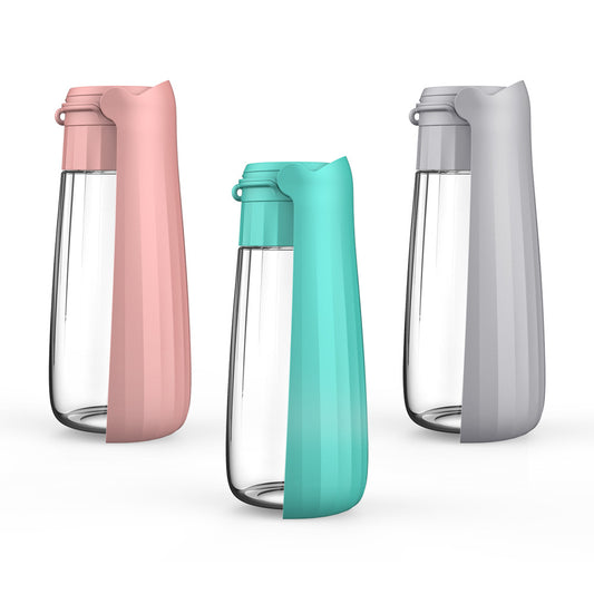 Portable Dog Water Bottle - 550ml Folding Cup